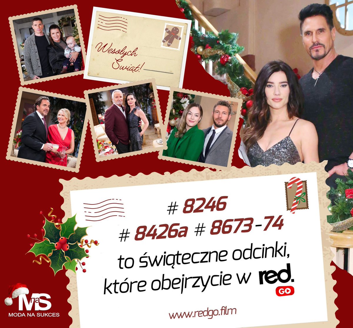 moda_na_sukces's tweet image. Modowych Świąt, Kochani 🎁

Pamiętajcie, że jeśli tylko najdzie Was ochota, to w #REDGO możecie obejrzeć online nasze świąteczne odcinki z lat 2019-2021 🎄 Jest z czego wybierać! 

Widzów telewizyjnych zapraszamy natomiast wieczorem do #RedCarpetTV