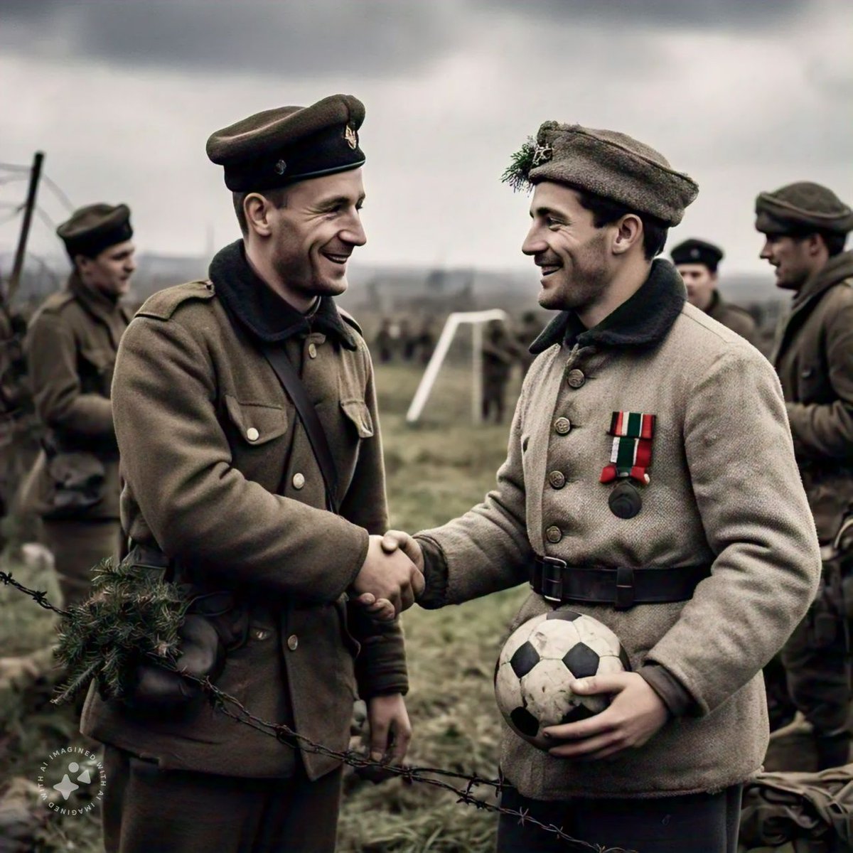 raulbritoec's tweet photo. Hace 110 años, el espíritu navideño logró detener momentáneamente una guerra monstruosa, hermanando "enemigos". Pidamos también nos ayude a bajar los odios de estos tiempos.

#FelizNavidad 
#Paz 
#treguadenavidad https://t.co/kLvCx9HGMO