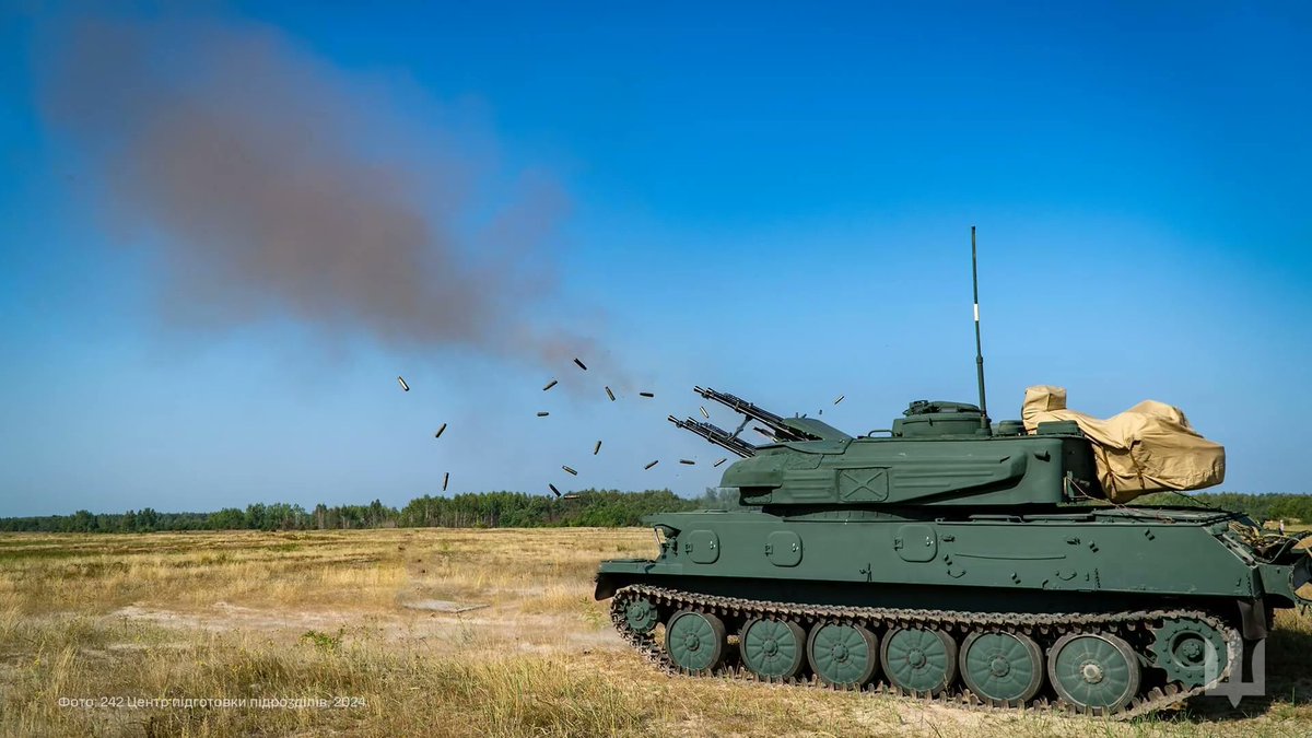 ZSU-23-4 Shilka refirbushed by Ukraine and put back into active service, 2024.