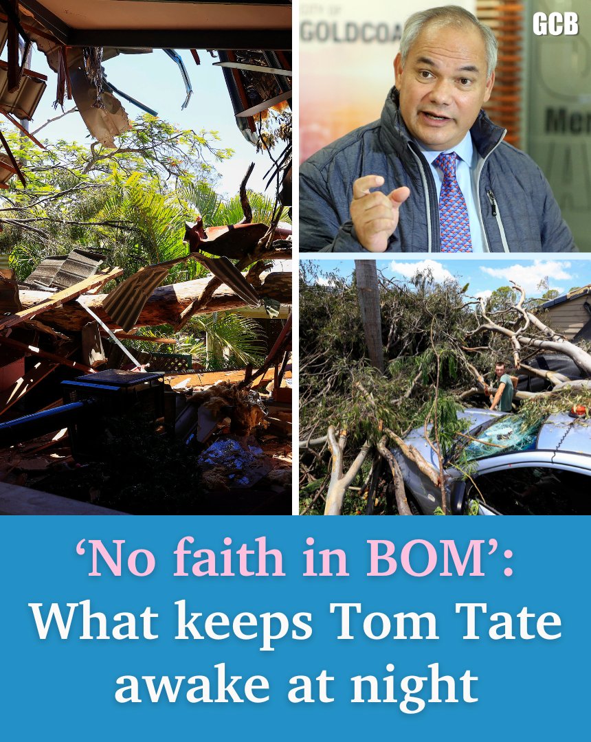 Mayor Tom Tate says he has no faith in the Bureau of Meteorology and fears a repeat of the deadly Christmas 2023 storms, something which keeps him awake at night. 
<a href="/GCS_Pottsy/">Andrew Potts</a> #GoldCoast <a href="/keithjwoods/">Keith Woods 🇦🇺 🇺🇦</a> 
FIND OUT MORE: ▶️ bit.ly/49S6x8q