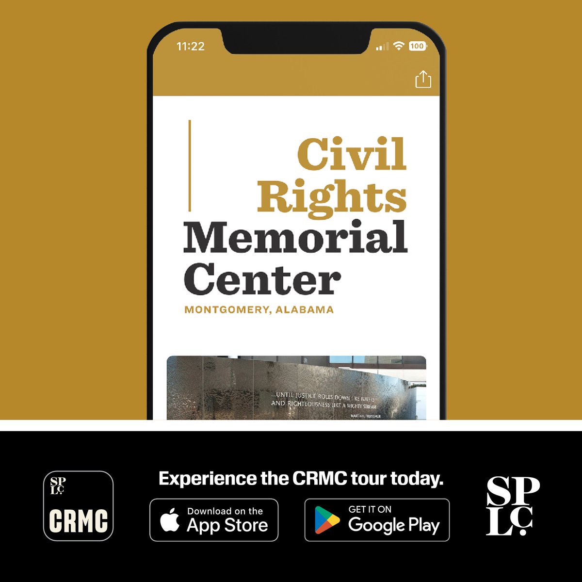 Did you know that the SPLC opened our Civil Rights Memorial Center in 2005 to honor the lives of 40 people killed during the #CivilRightsMovement?

🤳 Download our interactive app, take a virtual tour of the CRMC and learn about often unknown martyrs of our history and using