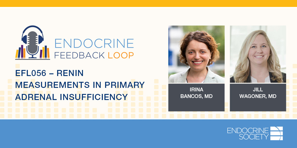 Endocrine Society (@theendosociety) on Twitter photo Endocrine Feedback Loop Podcast | Listen to Drs. <a href="/IrinaBancos/">Irina Bancos</a>, and Jill Wagoner, MD discuss the JES article, “Plasma Renin: A Useful Marker for Mineralocorticoid Adjustment in Patients with Primary Adrenal Insufficiency,” (bit.ly/49TqJXM) in this episode Endocrine Feedback Loop Podcast | Listen to Drs. <a href="/IrinaBancos/">Irina Bancos</a>, and Jill Wagoner, MD discuss the JES article, “Plasma Renin: A Useful Marker for Mineralocorticoid Adjustment in Patients with Primary Adrenal Insufficiency,” (bit.ly/49TqJXM) in this episode