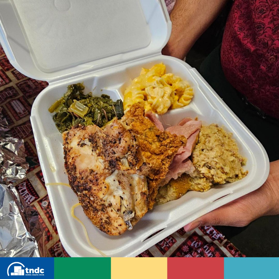 Across TNDC properties, holiday parties are underway. Providing a warm meal in the place they call home is one step toward healing and health. #TNDC #HomefortheHolidays
