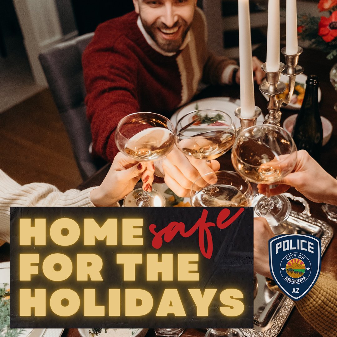 🎁Home Safe for the Holidays!🎁
Celebrate responsibly and make sure you have a safe way to get home. 

#HolidaySafety #DriveSober #DUIPrevention #StaySafe