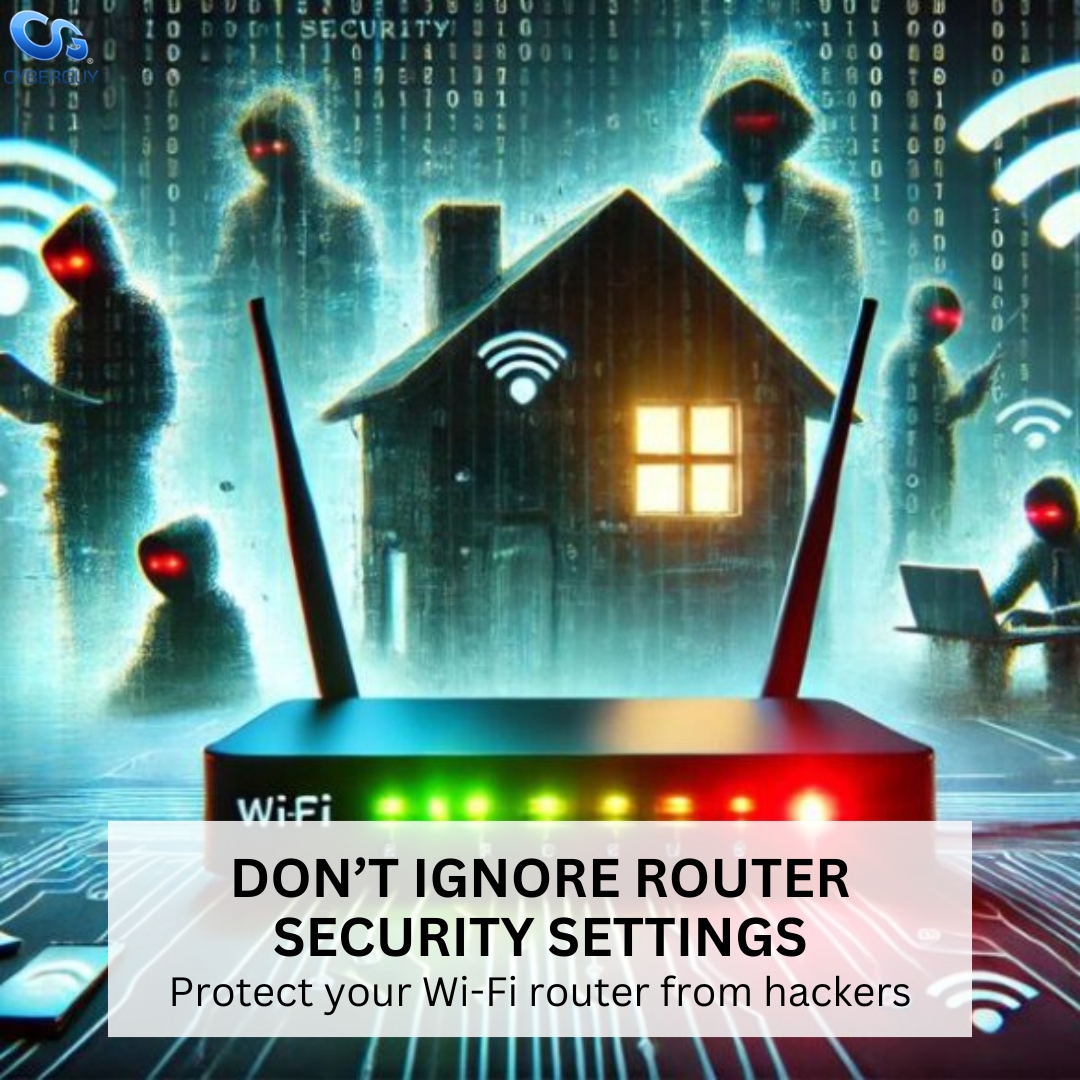 cyberguy's tweet image. To secure your router, change the default password, enable WPA3 encryption, and update firmware regularly.  🔐

Learn more here: cyberguy.com/security/ignor…

#CyberSecurity #RouterProtection