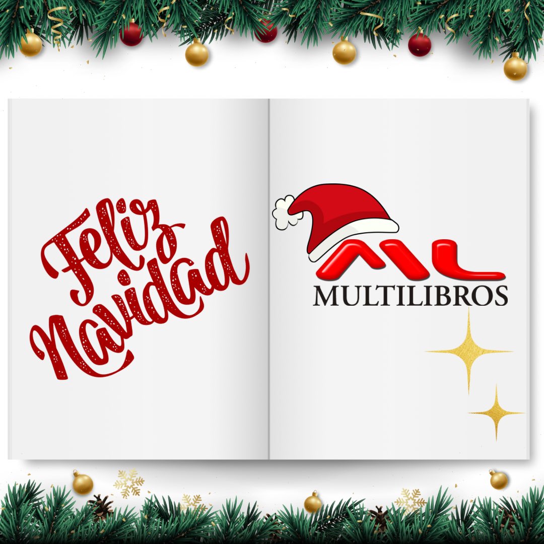 EMultilibros's tweet photo. El equipo #Multilibros les desea una Feliz Navidad 🎄 esperamos les regalen muchos libros para seguir fomentando el gusto por la lectura.
#navidad #libros #lectura #leer #lectores https://t.co/MJt4fFHJfv