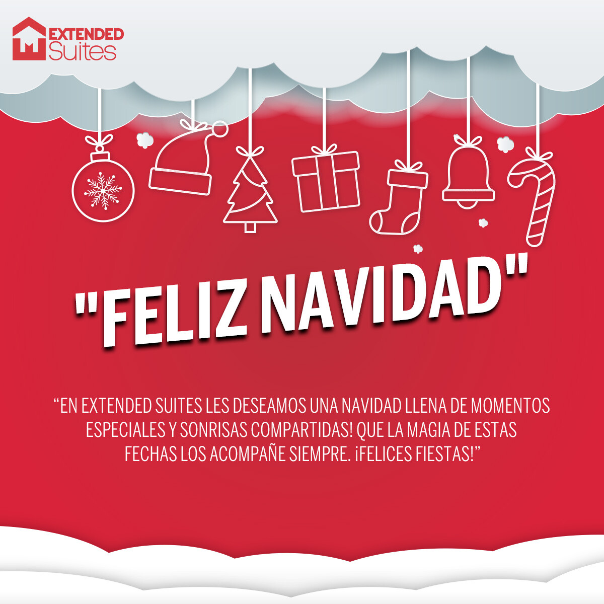 ExtendedSuites's tweet image. 🎄✨ ¡En Extended Suites les deseamos una Feliz Navidad llena de alegría, amor y momentos inolvidables! 🎁❤️ Gracias por ser parte de nuestra familia este año. ¡Que estas fiestas estén llenas de magia! ✨🎅
 #FelizNavidad #ExtendedSuites #HogarLejosDeCasa