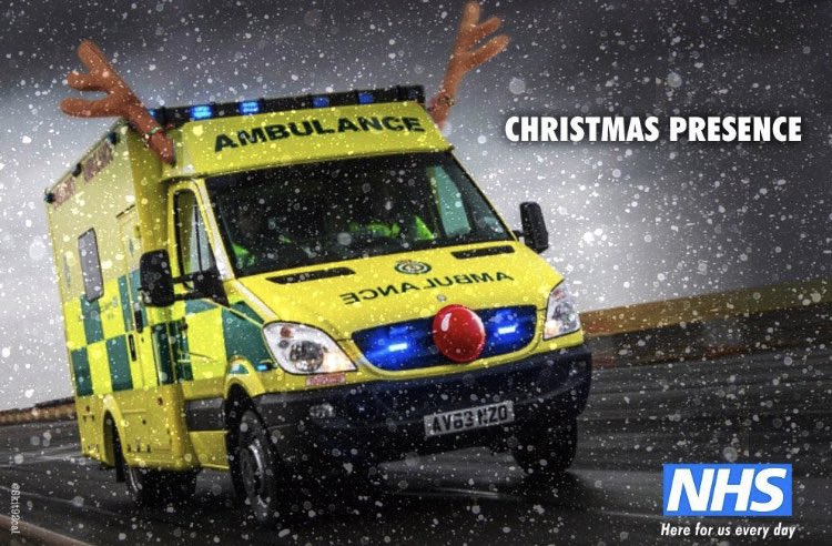 On duty tomorrow, Boxing Day and the night after but looking forward to being in the company of my green family 💚 #MerryChristmas to all and stay safe!! #TweetUsDontMeetUs #Ambulance