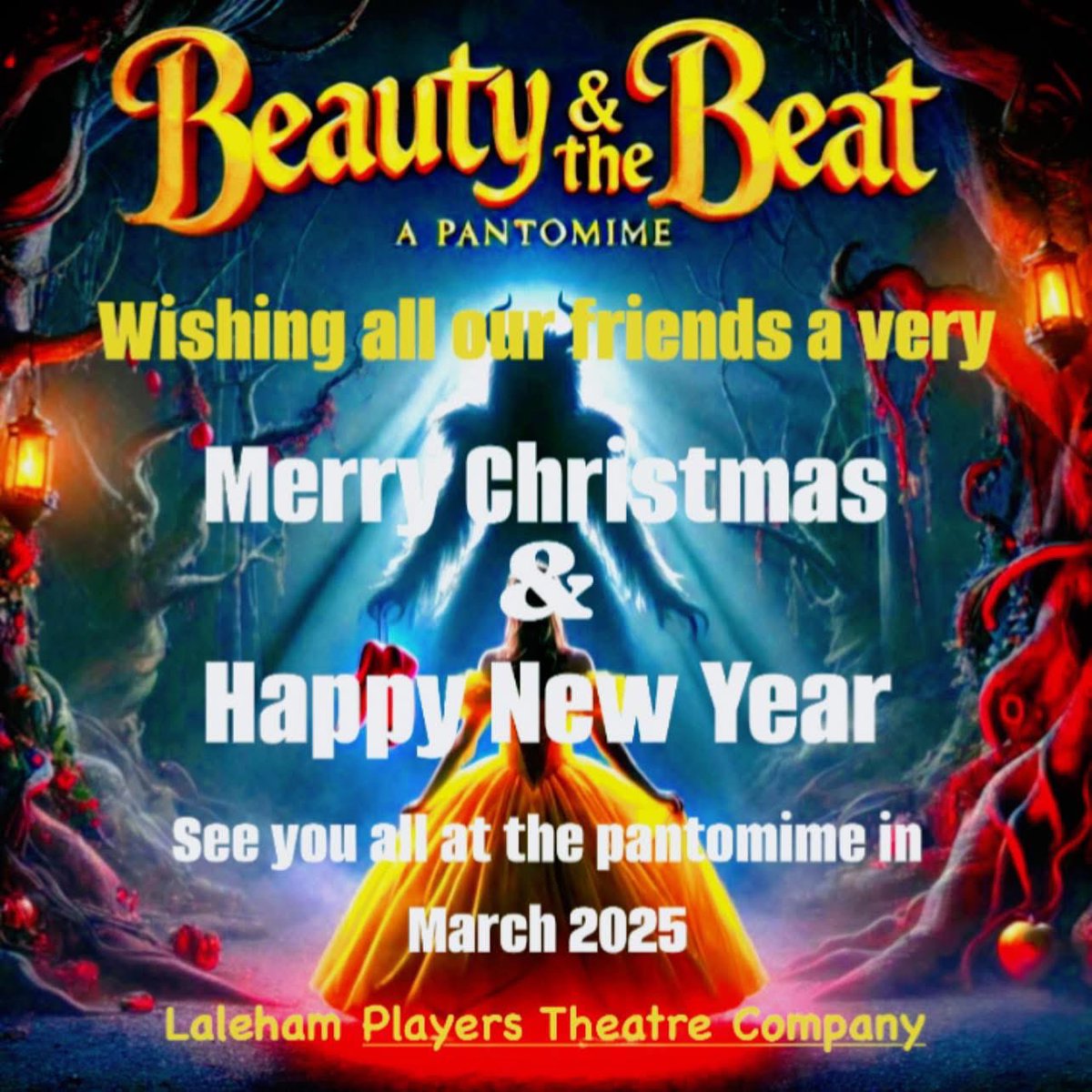 LalehamPlayers's tweet photo. Want a fun new challenge to start 2025? Join the #Laleham panto team - performer or backstage
Email join@lalehamplayers.com Evenings/Sundays “Beauty &amp; the Beat” rehearsals start January, performances March 2025 https://t.co/dNlMoG00D9 #LPTC #springpanto2025 #newyearresolution2025 https://t.co/yM3z0bz69f