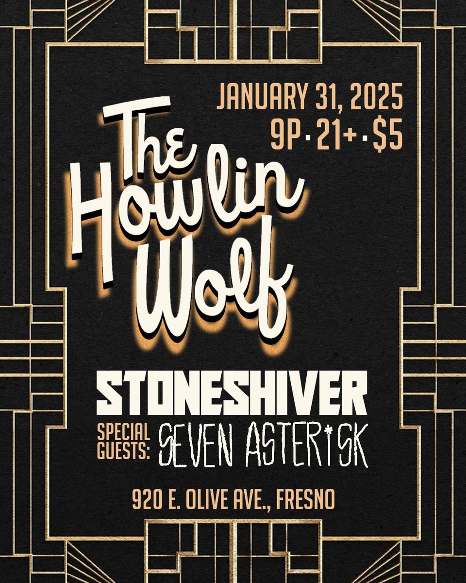 🚨 NEW SHOW 🚨
Catch us on January 31st at Howlin Wolf!