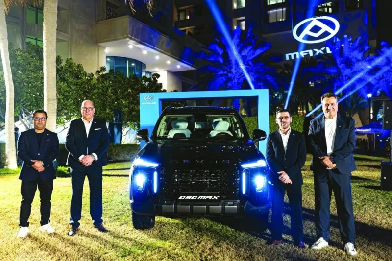 GulfTimes_QATAR's tweet photo. Auto Class Cars, the authorised general distributor for Maxus in Qatar, has revealed the all-new Maxus D90 Max in Qatar. #AutoClassCars #MaxusD90Max
https://t.co/2pnpZ18u9F https://t.co/GstC6qcIqP