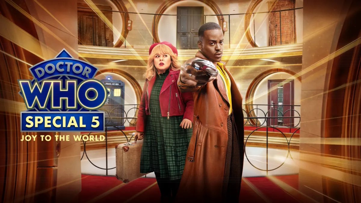 The #DoctorWho Joy to the World' special fills fans' stockings w/ whimsy, thrills, &amp; warmth. Ncuti is given time to explore The Doctor's emotion w/ humor &amp; charm as he frantically tries to save the day. A jolly &amp; promising adventure. Unwrap this festive gift 12/25 on <a href="/DisneyPlus/">Disney+</a>.
