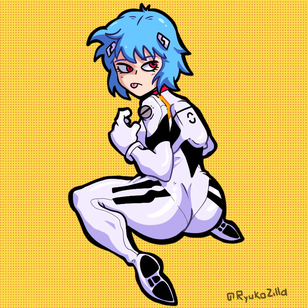 KulSkelet0n's tweet photo. It's been a while since I used this style hahahsh

(La colita, la colita) 

#Evangelion #ReiAyanami #NSFW #blue #manga #fanart #EvangelionxCASETiFY #MerryChristmas https://t.co/OCXdzBIvlv