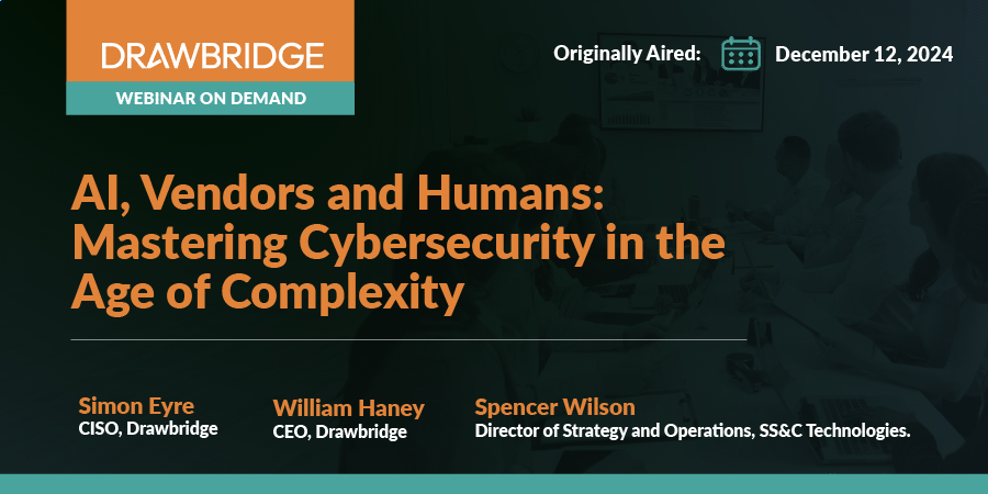 What’s the biggest risk to your #cybersec right now—#AI, vendors, or human error? Trick question, it’s all three. Watch our webinar: hubs.li/Q030Bzyv0

#altsmanager #AIM