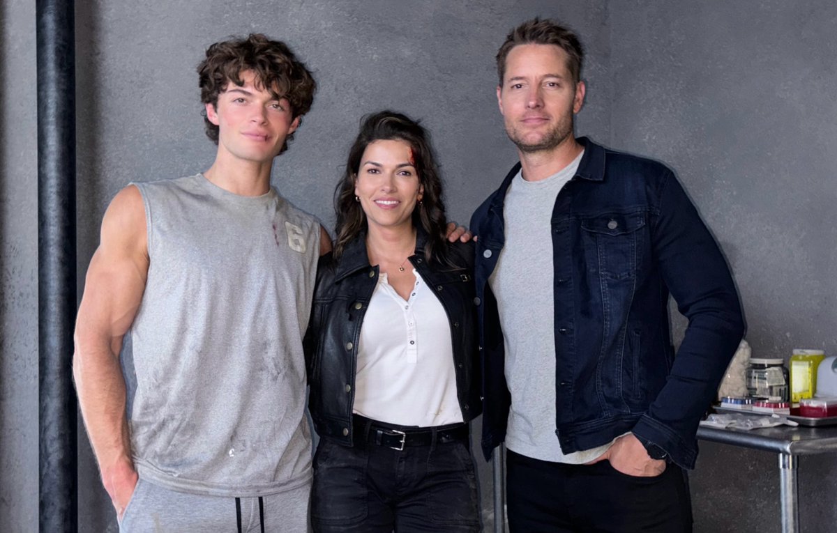 TylerLawrenceG's tweet photo. Found this picture from working on Tracker with Justin Hartley and Sofia Pernas. Two genuine and very talented people. https://t.co/6htkjwMWkl