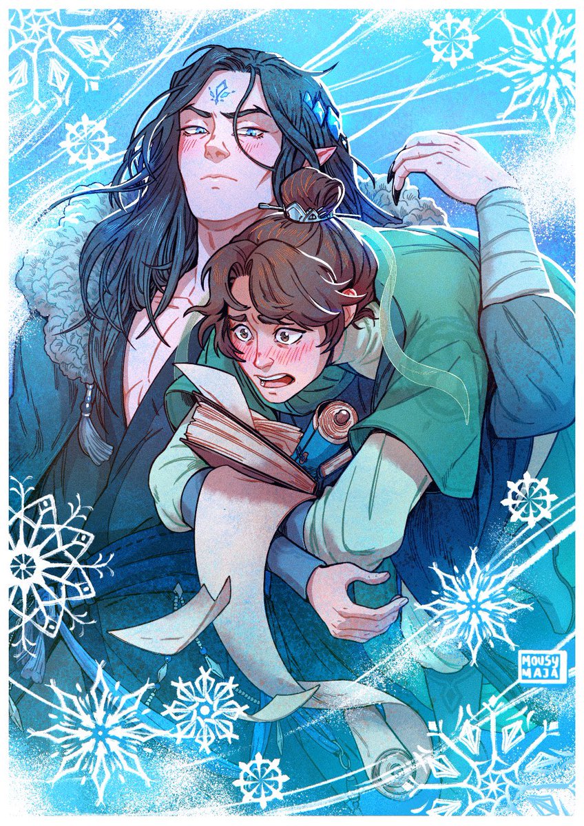 mousy_m's tweet image. Merry Christmas 🩵✨ Mobei already got his gift hehe #moshang #svsss