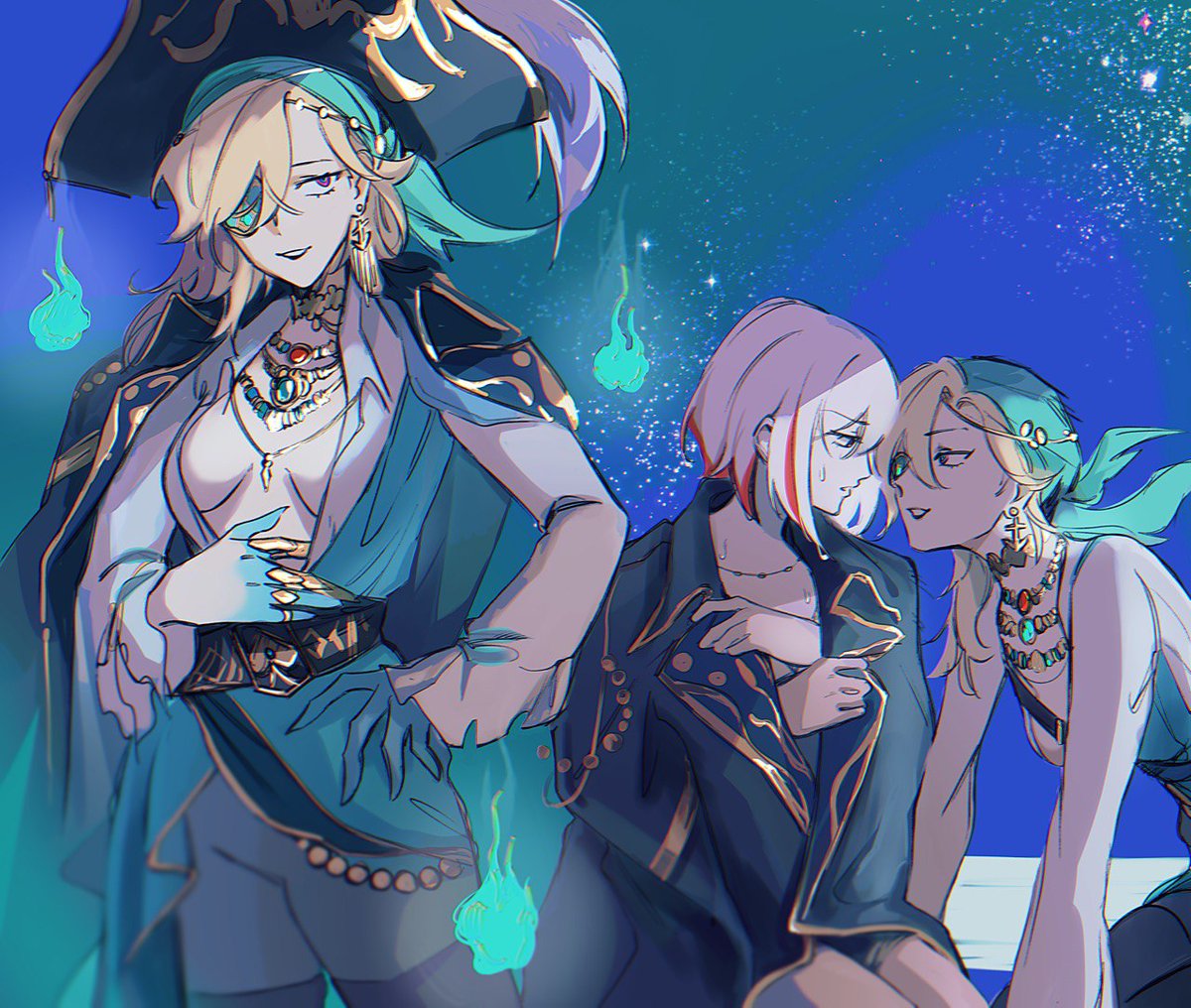 I wanted fem pirate Aven there is no concept or idea for au