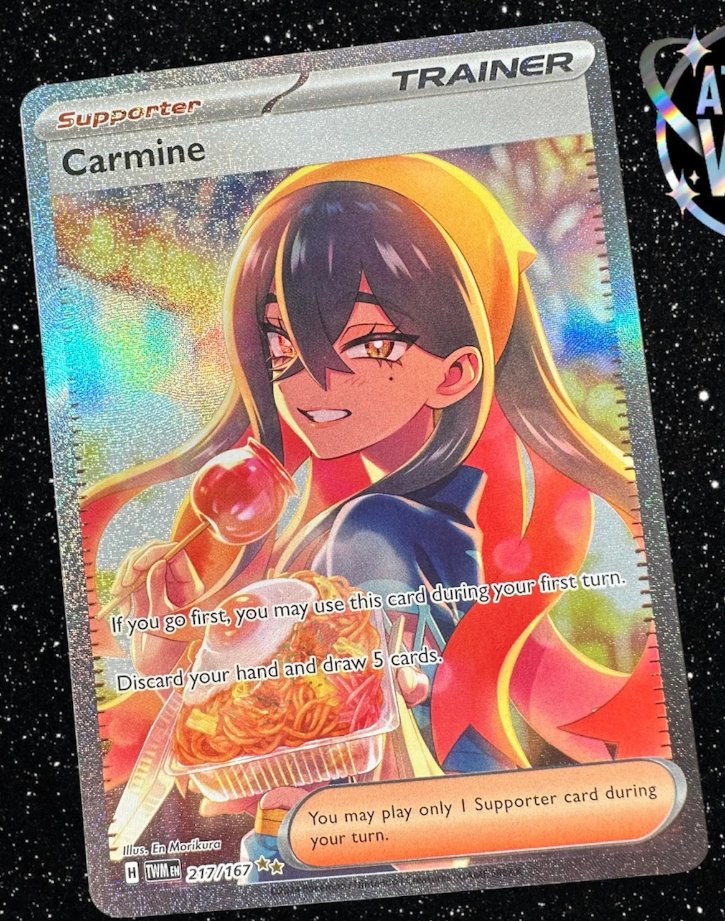 olivia pokemon trainer card Nessa x Sonia Full Art Trainer – withlovebysleepy main image 0