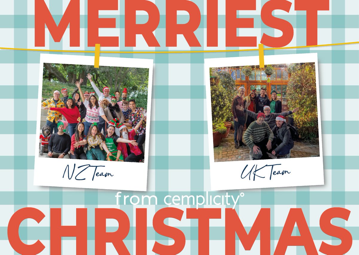 Merry Christmas from the team at Cemplicity! 🎄