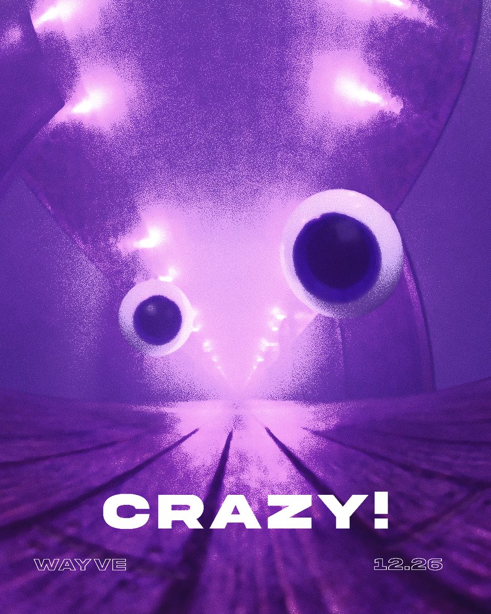 wayvemusic's tweet image. NEW MUSIC THIS THURSDAY 🌐

CRAZY! - 12.26