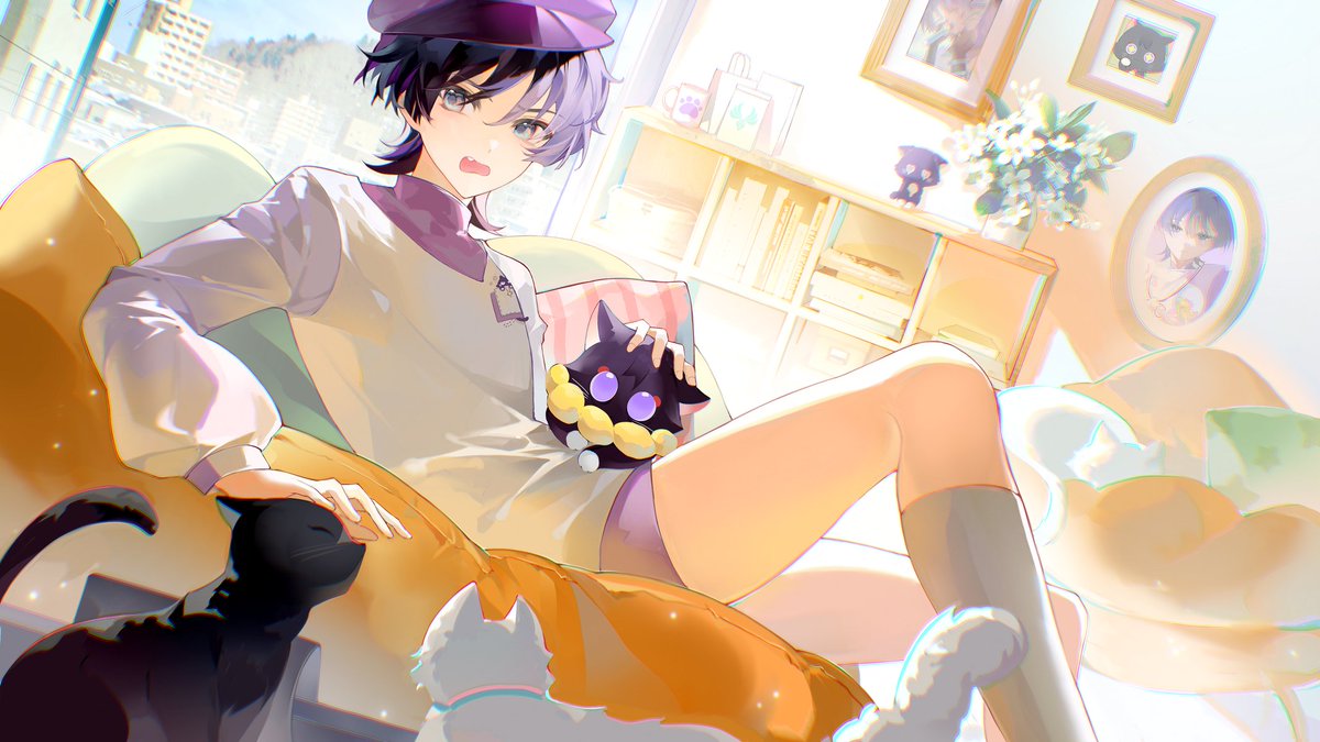Cu09291's tweet image. 男明星宅家实录
#Scaramouche #wanderer #散兵