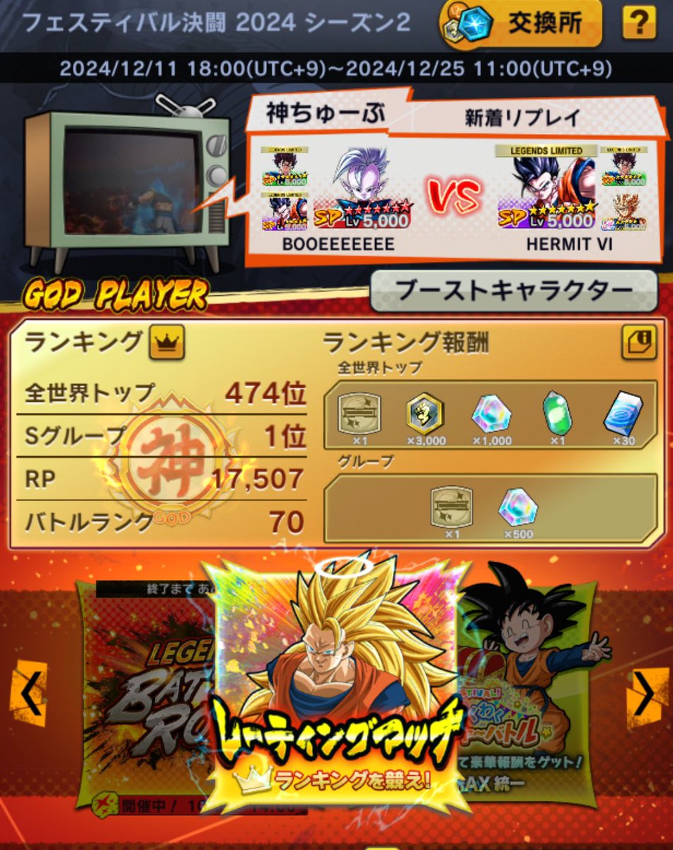 おひさしゴッド(｡･∀･｡)