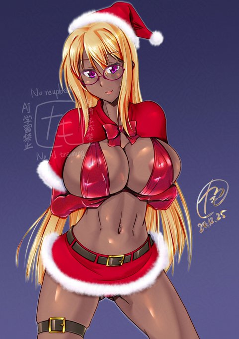 メリクリメリクリ
ほら!久しぶりに描いたうちのオリキャラがサンタさんになってくれたよ!! 