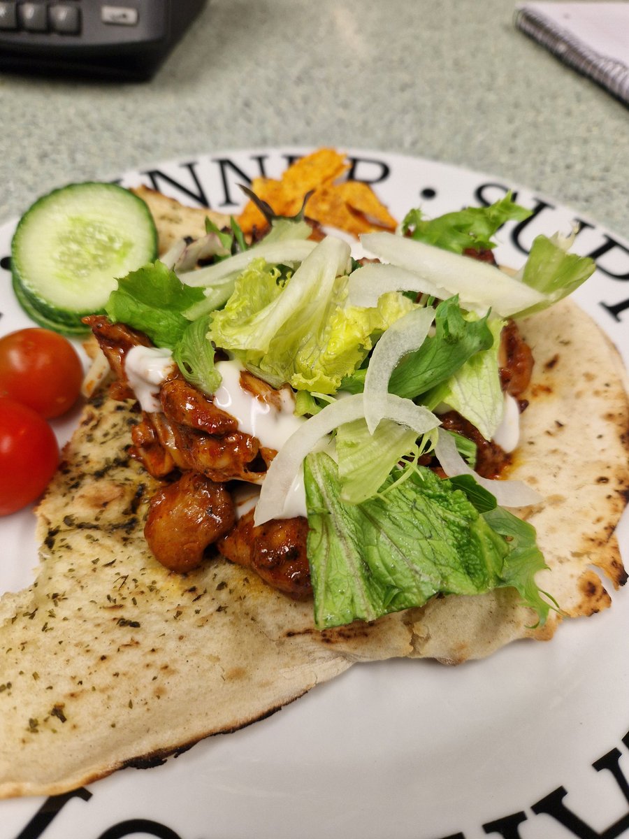 grumpy_sgt's tweet image. Christmas kebab courtesy of the DEO's and our airfryer 🙂