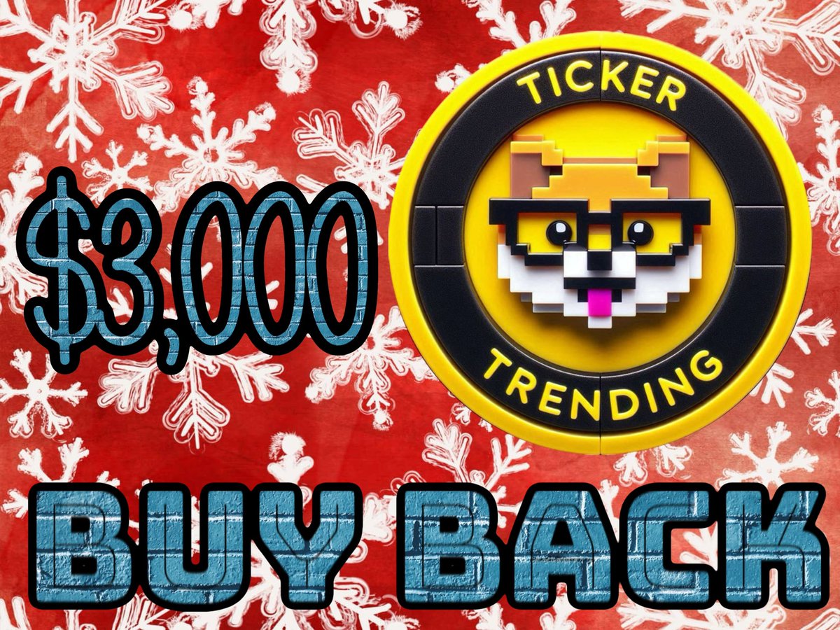 Merry Christmas 🎁
TICKERTRENDING.COM is just accumulating this 5 million Floor 🫡

$3,000 BUYBACK #msisol #Sol #Solana 
solscan.io/tx/66aLwbiazpZ…