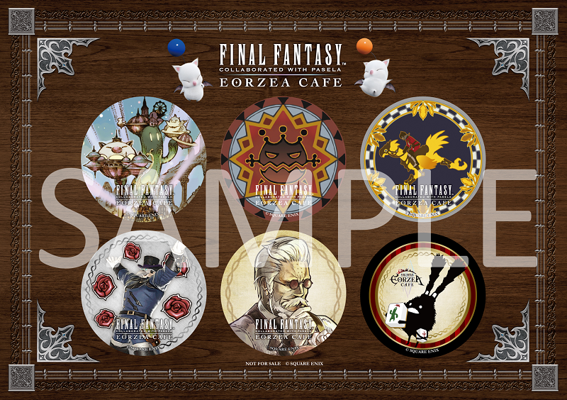 エオルゼアカフェ】 ▷大阪店 8周年記念 缶バッジやポストカードが