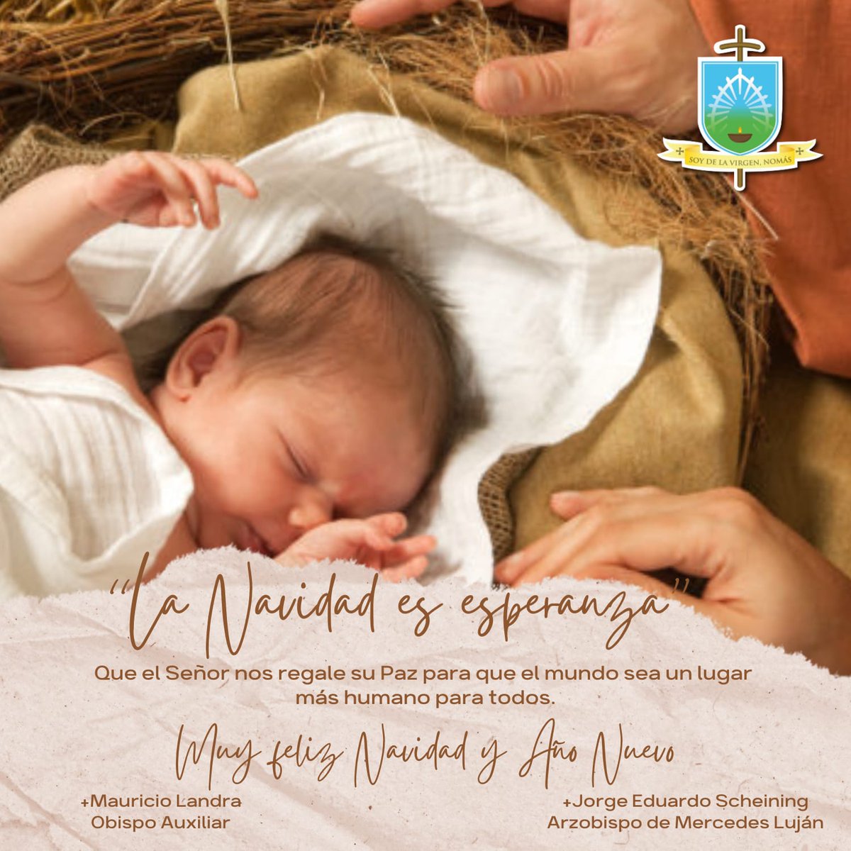 "#NavidadEsEsperanza"

Muy feliz #Navidad querida Iglesia arquidiocesana de #MercedesLuján 🕊️