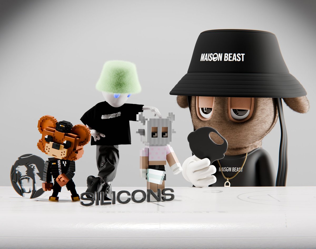 Giving away a 3D asset from each of my most loved NFT communities, this Xmas eve🎄

🎁BitBeast by <a href="/akidcalledbeast/">a KID called BEAST</a> 
🎁Sili by <a href="/SILICONS_CAW/">SILICONS</a>
🎁Bourey by <a href="/bearandbullnft/">The Bear And Bull NFT</a> 

-Just ❤️&amp;🔄
-Hold at least one of those projects
-Tell me who deserves a 🎁 and why

3 winners, 2 days, 1 love