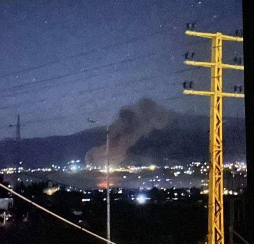 GreenAcreFarm's tweet photo. It’s Christmas Eve and Israel is dropping bombs on Lebanon’s Bekaa Valley in the middle of night. https://t.co/CunyYmCaJo
