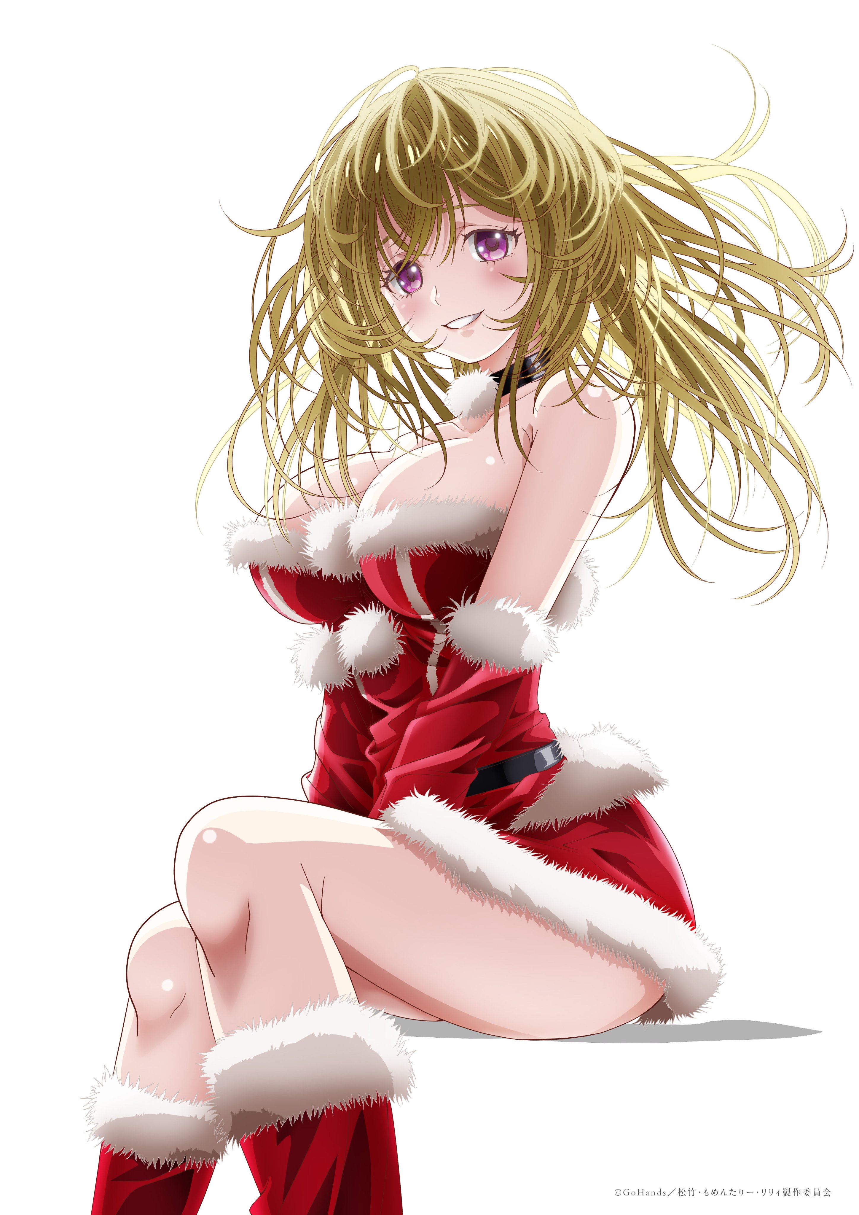 momentane Lilie Weihnachtsillustration