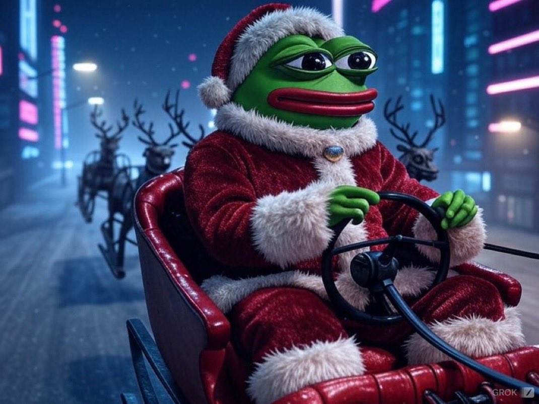 Pepe Klaus is getting ready to deliver the bangers tonight. 🔥 🎁