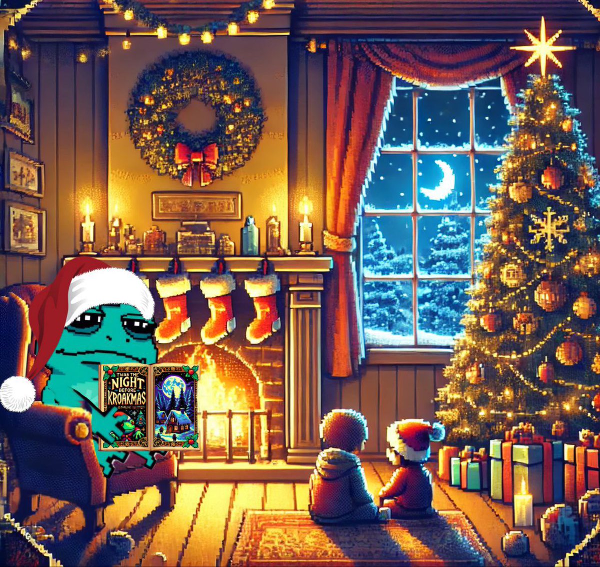 kroakONkaspa's tweet photo. ‘Twas the night before KROAKMAS, when all through the house not a creature was stirring, not even a…..

Frog??? 

Merry KROAKMAS!! 🎄🎁🎅🏽🐸

#KRC20 $KAS $KROAK https://t.co/s3AVgJM8Rj