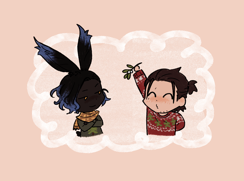 dreadwyrmtrance's tweet image. happy yaoi starlight 🎄