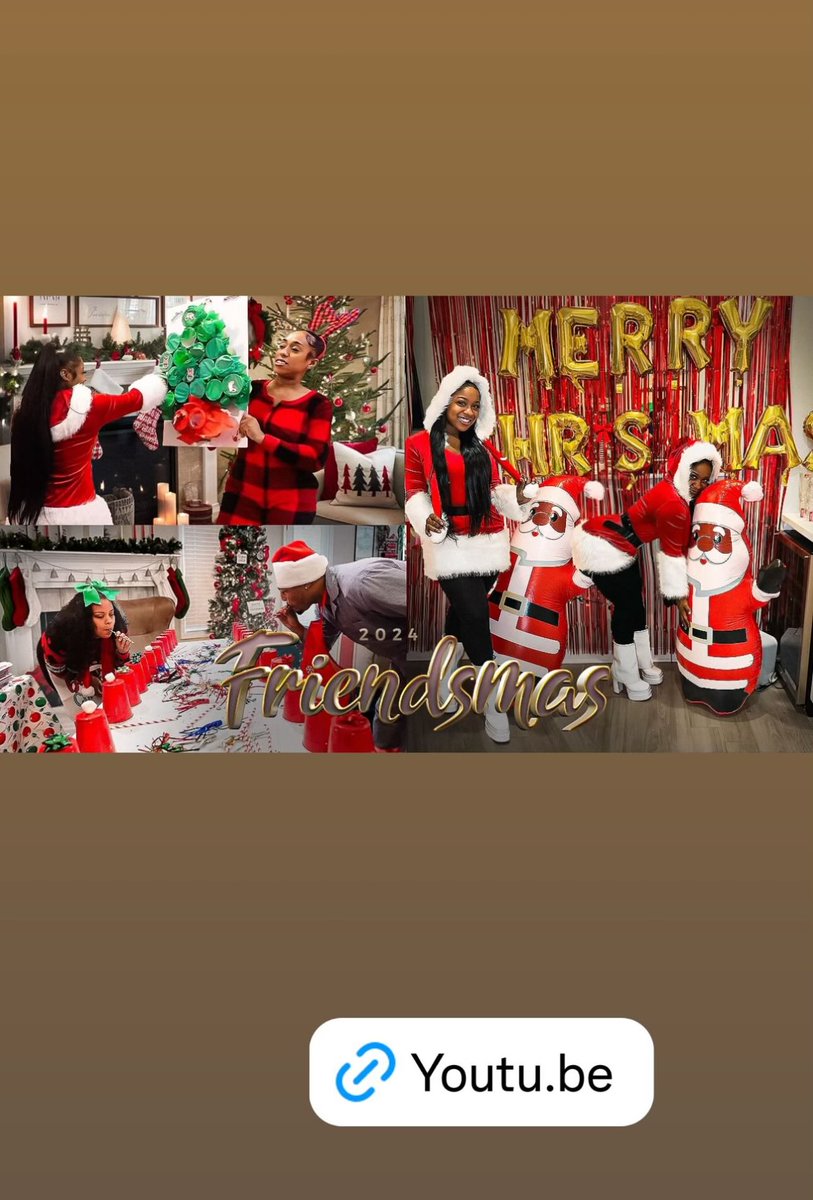 Nola318_504's tweet photo. ๐NEW VLOGMAS FROM FAVE
#FRIENDMAS
@reginae_carter1
MERRY CHRISTMAS EVE NAEโจโจโจโจโจโฅ๏ธ
โผ๏ธโผ๏ธTUNE IN ๐๐พ
https://t.co/Da240xYGh5 https://t.co/OhLGmvfGrN