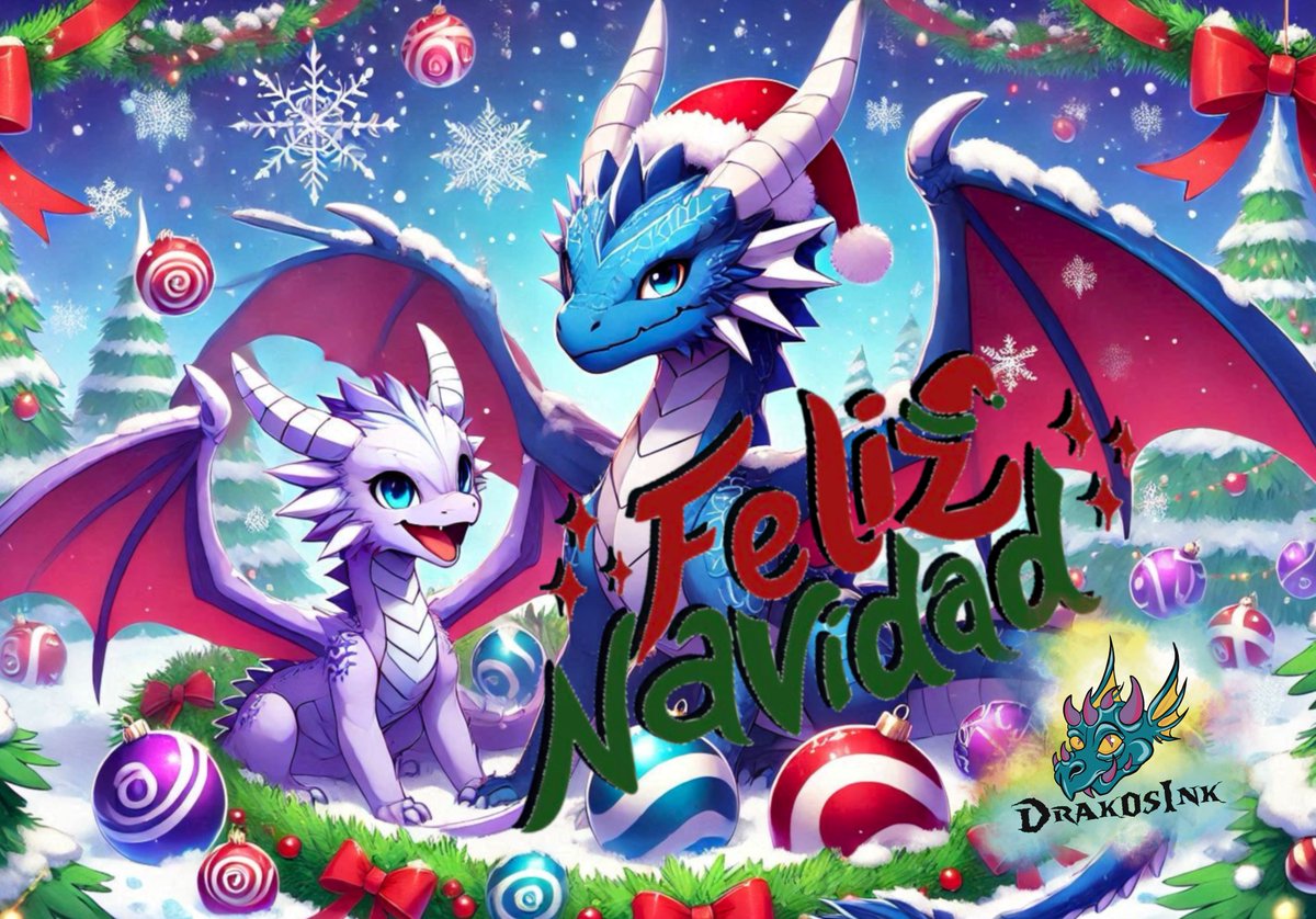 DrakosInk's tweet photo. DrakosInk os desea una Feliz Navidad y unas felices fiestas a todos!! Espero que os traigan muchas Skins en @wildriftES y algún que otro ascenso
Pasad una buena noche!!!
#feliznavidad #FelizNavidad2024 #felicesfiestas #flyandfire https://t.co/bskQvnTmz8
