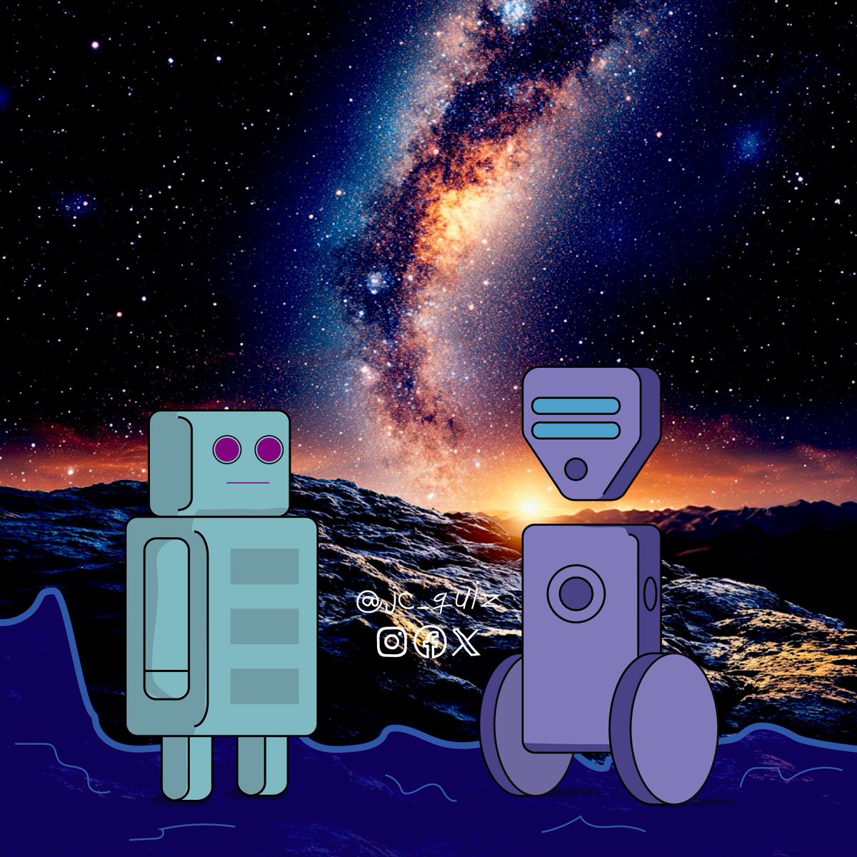 qh_comics's tweet photo. 🤖🤖 #Robots &+ #Robots!
2024 Series
➡️ https://t.co/Pw44cJFJEd
#robotsamrobots #robots #digitalillustration #comics #comicart #webcomics #webcomic #comicstrip #nftartists #nftcollectors #nftcommunity https://t.co/J76ISL2VOt https://t.co/qh96DkUlS4