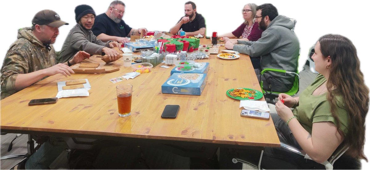 The annual ginger bread house building contest was a big hit at the Den today. A quick gathering before we sent everyone home for Christmas Day. 

Merry Christmas and Happy Holidays from everyone at Kodiak.