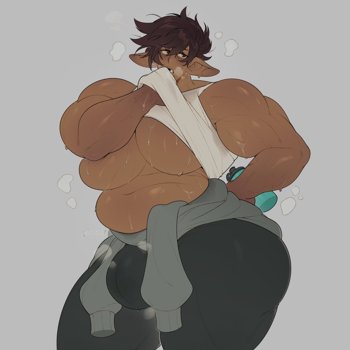 XsissaNSFW's tweet image. She worked hard today 💪🏼🔩💦