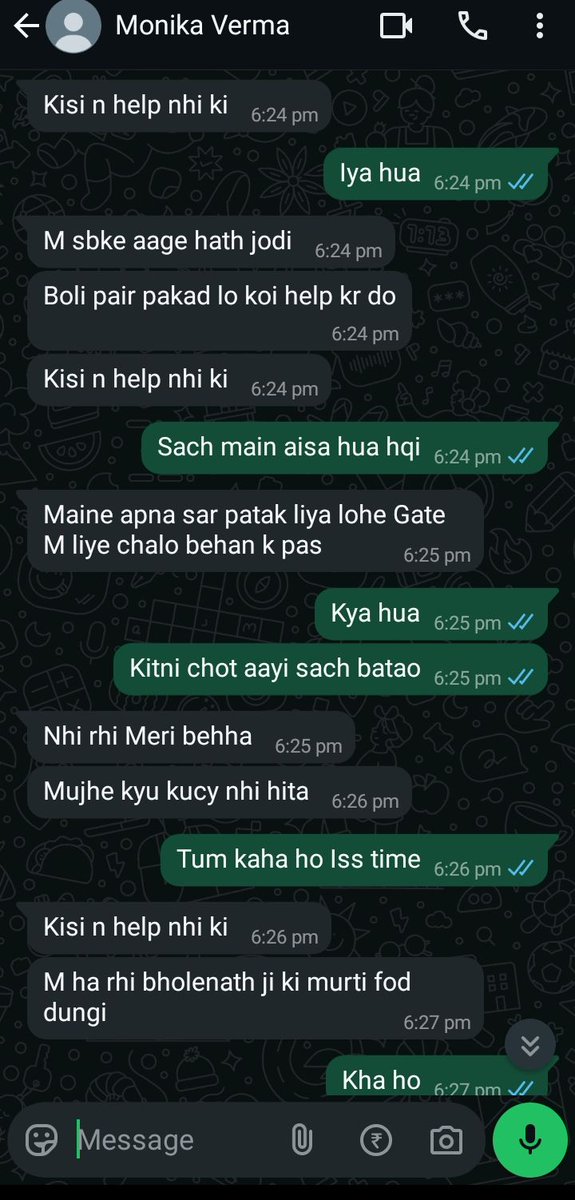 ViralVideo6370's tweet photo. Please help 😭
Village - Chauri chauraha Gaddopur near Colonlganj
@myogiadityanath @myogioffice @aajtak @ABPNews @yadavakhilesh @CMOfficeUP @gondapolice @dmgonda2
@Uppolice
Unn logo ne madad tak nahi ki 😭, class 11 main ek choti si bachi thi wo "+91 82994 68741" https://t.co/7KVAGfWCOd