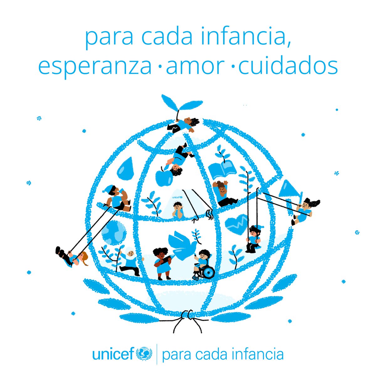 ✨🌎 Todos los días son importantes para seguir defendiendo los derechos, #ParaCadaInfancia.

💙 ¡Felices Fiestas!