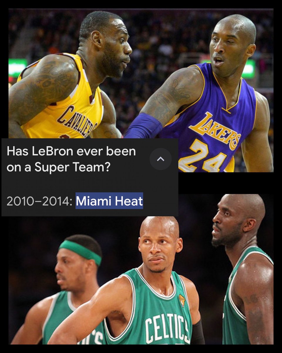 ThomasRahiem's tweet photo. #JustRemember…
one of these guys had to create “a superteam” in order to beat some players in their 30s..
👀
