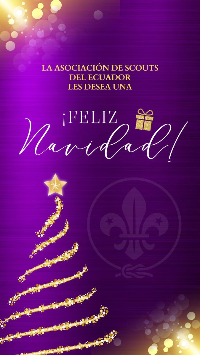 ScoutsEcuador's tweet photo. 🎄✨¡Feliz Navidad Scouts! 🎅🏼

Queremos desearles una Navidad llena de amor, luz y esperanza.

Que el espíritu de la Navidad nos motive a seguir construyendo un mundo mejor, lleno de solidaridad y unión. 🤝🎁

¡Sigamos dejando huellas positivas en cada rincón del país! 🌲⚜️ https://t.co/iGx6WBVJJW