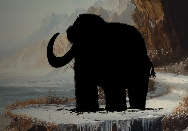nickwh8te's tweet photo. It's widely believed that the last woolly mammoths went extinct 9,999 years ago. In fact, they've continued to live, unseen, in the background of human history, bearing witness to its horrors, its triumphs, and its folly. They were present at Golgotha. They were there on the grassy knoll. They've watched the toppling of tyrants and the fast-changing fortunes of empires. Quietly, mammoths observe, withholding judgment, wanting nothing other than to fit in. ~ @MammothOverlord
