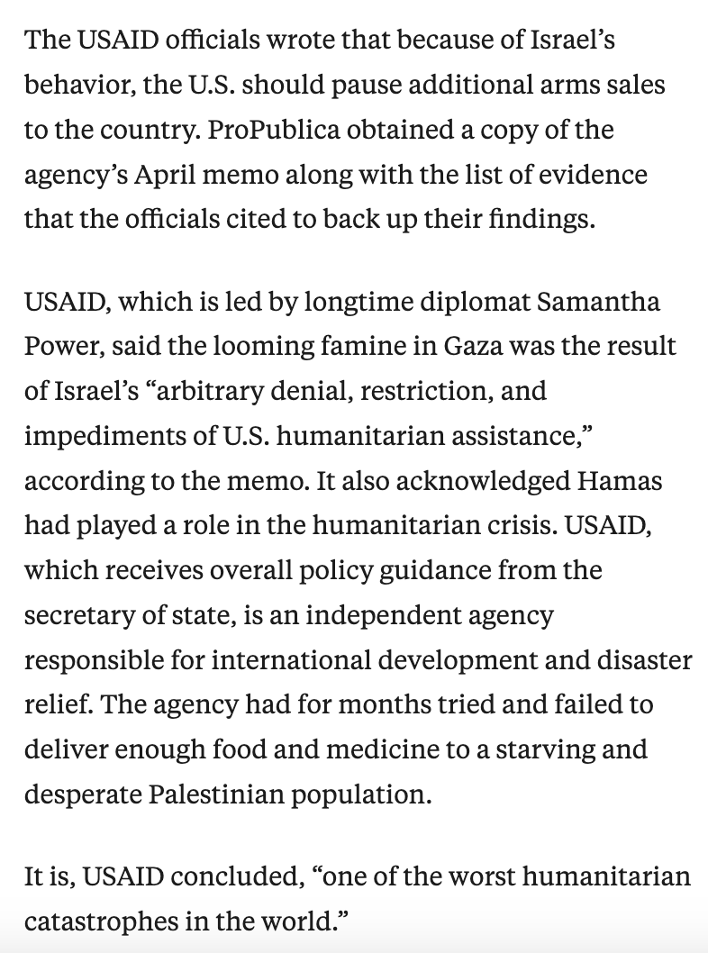 AdHaque110's tweet photo. Since Jack Lew is back in the news, recall that he helped convince Blinken to ignore findings by USAID (which established FEWS NET) of “arbitrary denial, restriction, and impediments of U.S. humanitarian assistance” by Israel in Gaza.

Special place in hell and/or the Hague. https://t.co/XGAfECW9lq