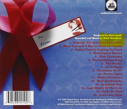 Looking for some more holiday music? May I also suggest by <a href="/ChrisIsaak/">Chris Isaak</a>  '<a href="/ChrisIsaak/">Chris Isaak</a> Christmas' 🎄(that I recorded &amp; mixed😁)! open.spotify.com/album/3Ao0n0zr…