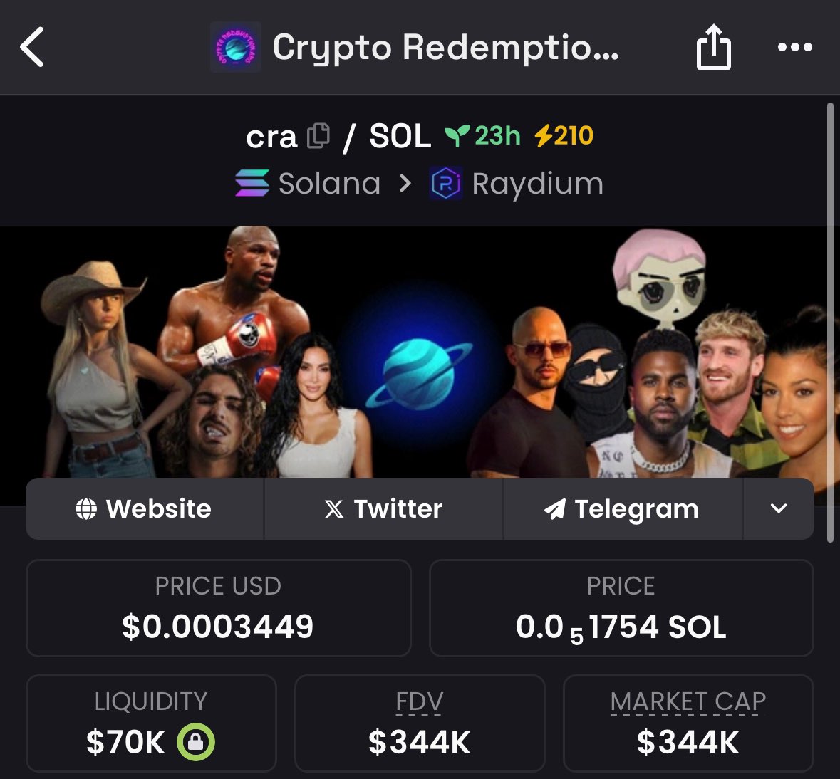 $CRA is bringing the drama, the vibes, and the community together 🌍🔥

Big names, big energy, and a chart that feels like it’s warming up for something massive 🚀

Redemption season is here—are you watching this one? 💎